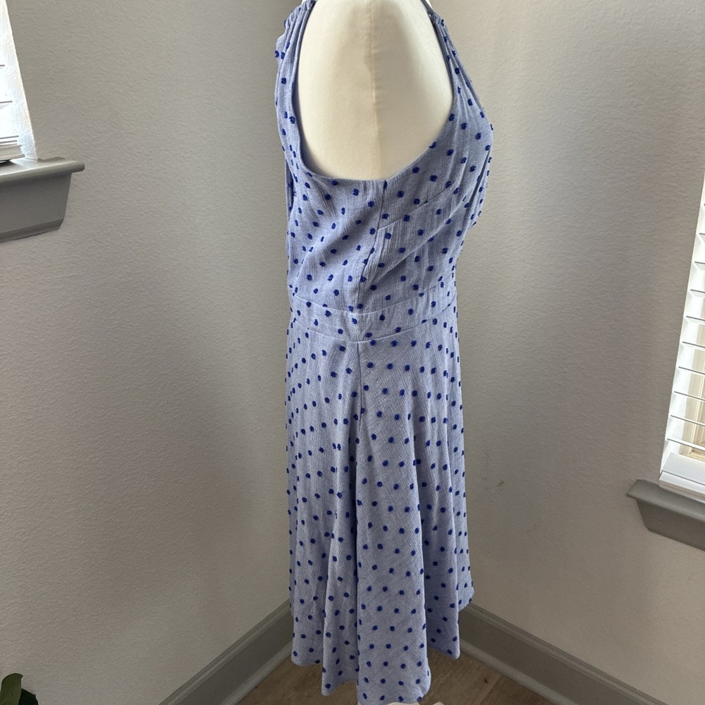 Anthropologie Sunday in Brooklyn Raised Embroidered Polka Dot Dress Medium - Picture 5 of 14